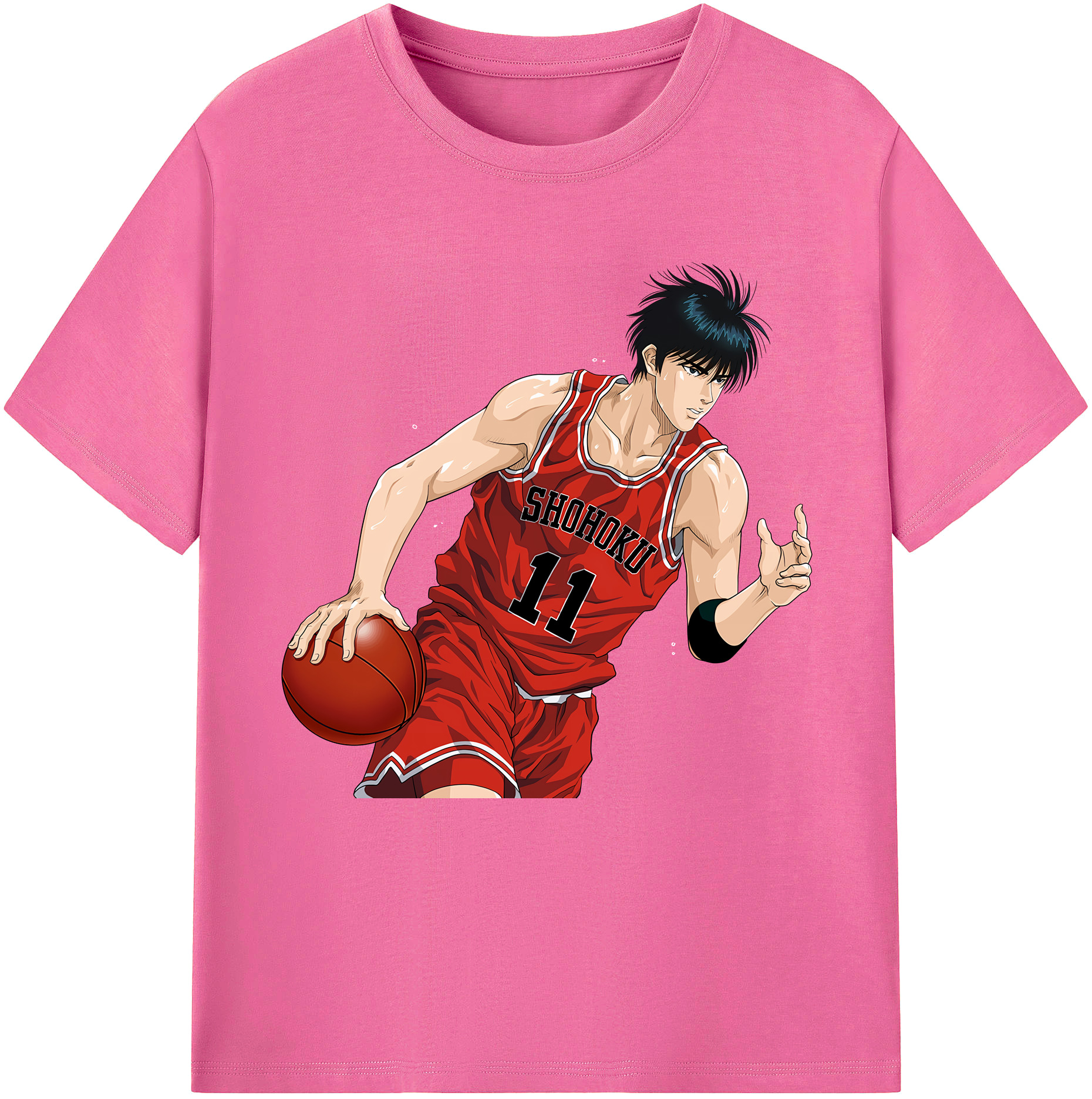 （画像用） SLAM DUNK／スラムダンク レディースカジュアルプリントTシャツ（綿100％）